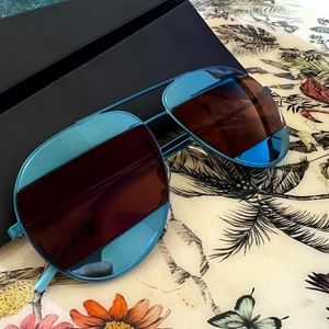 Authentic Christian Dior split-aviator sunglasses